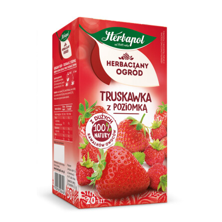 Herbaciany Ogród truskawka i poziomka