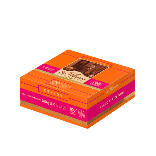 Herbata Czarna Sir William's Tea Ceylon 100 Torebek