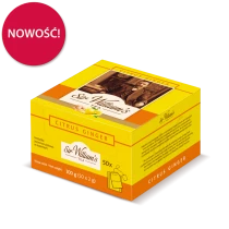 Owocowo-ziołowa Herbata Sir William's Tea Citrus Ginger 50 Saszetek
