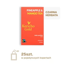 Kericho Gold – Czarna Herbata Pineapple & Mango Tea (25 torebek / 50 g)