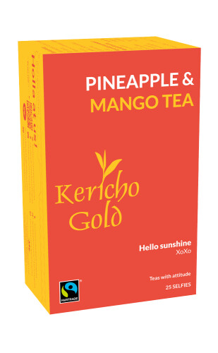 Kericho Gold – Czarna Herbata Pineapple & Mango Tea (25 torebek / 50 g)
