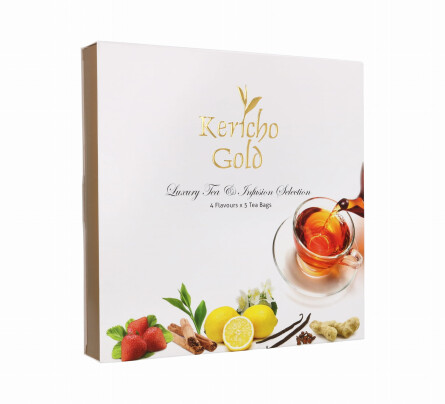 Kericho Gold – Bombonierka Assortment of Speciality Teas & Infusions (20 torebek)