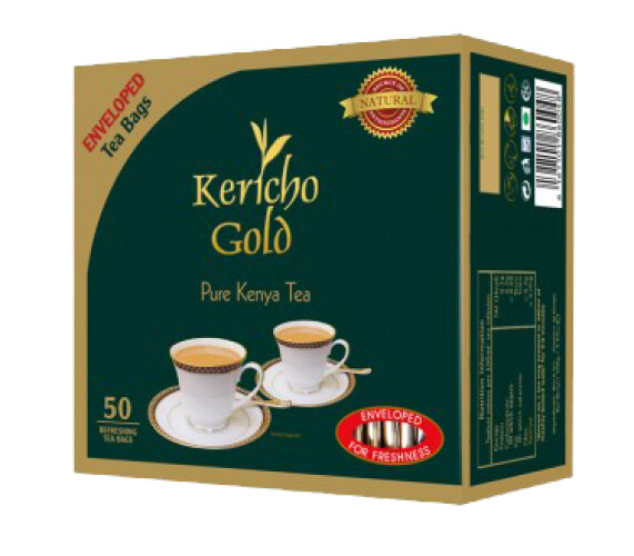 Kericho Gold – Czarna Herbata Kenijska 50 torebek kopertowanych