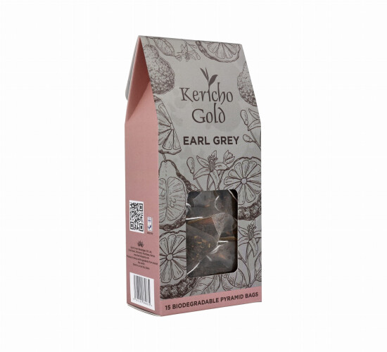 Kericho Gold – Herbata Earl Grey (15 piramidek / 30 g)