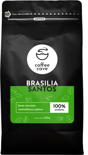 Kawa ziarnista Brazylia Santos 500g