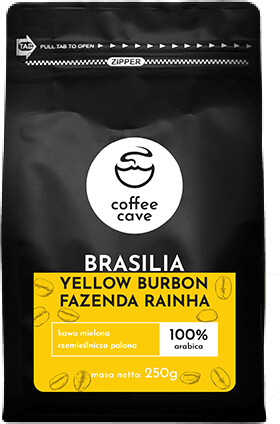 Kawa mielona Brazylia Yellow Burbon Fazenda Rainha 250g