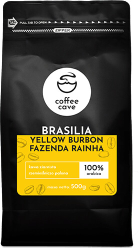 Kawa ziarnista Brazylia Yellow Burbon Fazenda Rainha 500g