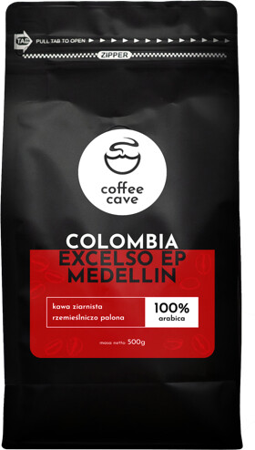 Kawa ziarnista Kolumbia Excelso Ep Medellin 500g