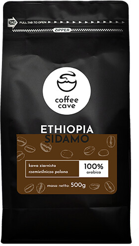Kawa ziarnista Etiopia Sidamo 500g