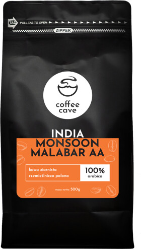 Kawa ziarnista India Monsoon Malabar AA 500g