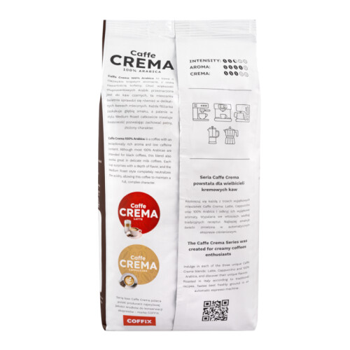 Kawa ziarnista Caffe Crema 100% Arabica 1kg