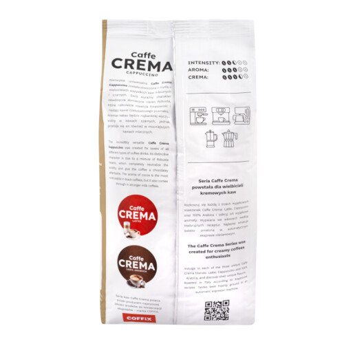 Kawa ziarnista Caffe Crema Cappuccino 1kg