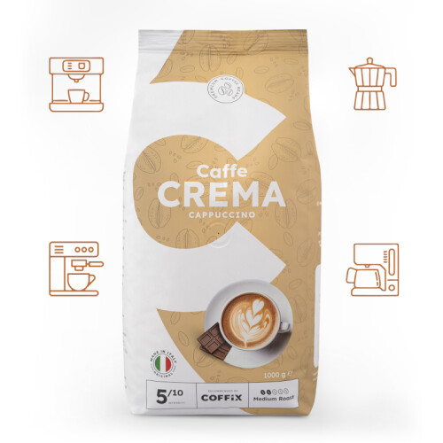 Kawa ziarnista Caffe Crema Cappuccino 1kg
