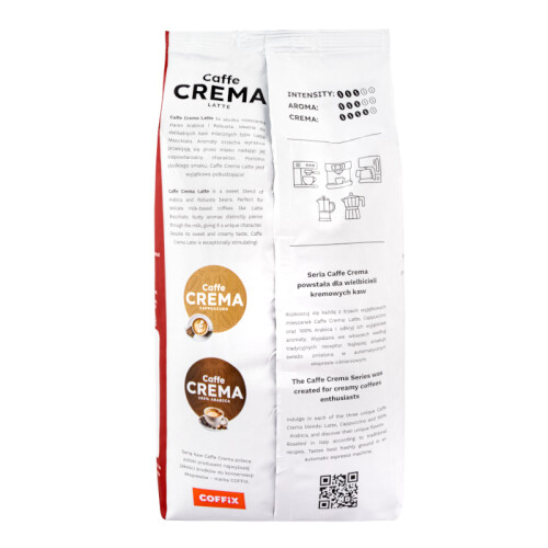 Kawa ziarnista Caffe Crema Latte 1kg