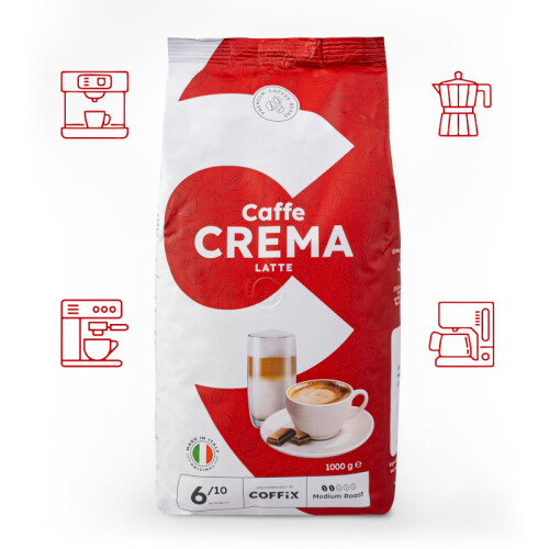 Kawa ziarnista Caffe Crema Latte 1kg