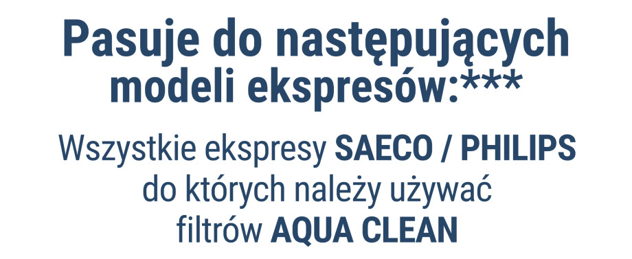 Filtr wody do ekspresu SAECO PHILIPS Aqua Clean (zamiennik)