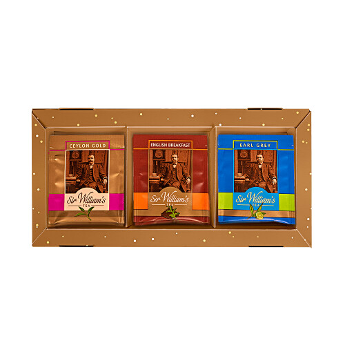 Bombonierka 15 herbat Sir William's Tea - Herbaty czarne