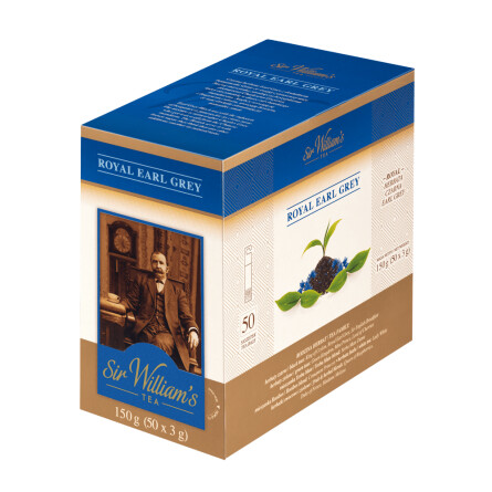 Czarna Herbata Sir William's Royal Earl Grey 50 Saszetek
