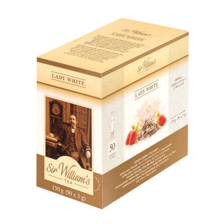 Biała Herbata Sir William's Royal Lady White 50 Saszetek