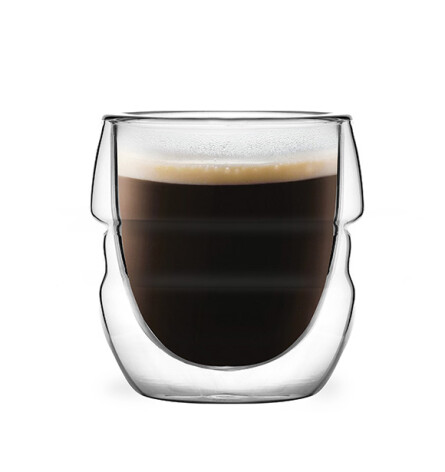 Zestaw 2 szklanek z podwójną ścianką do Espresso Sferico 70 ml Vialli Design
