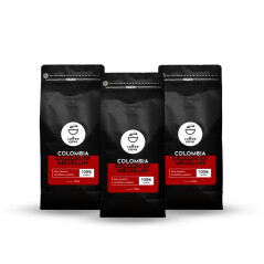 Zestaw kawy ziarnistej Kolumbia Excelso Medellin 3 x 1 kg