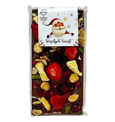 Czekolada mleczna z kawałkami owoców