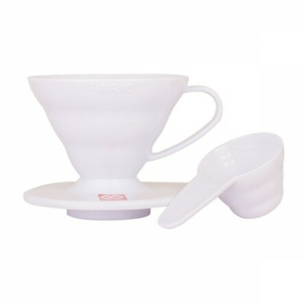 Plastikowy Drip Hario V60-01 Biały